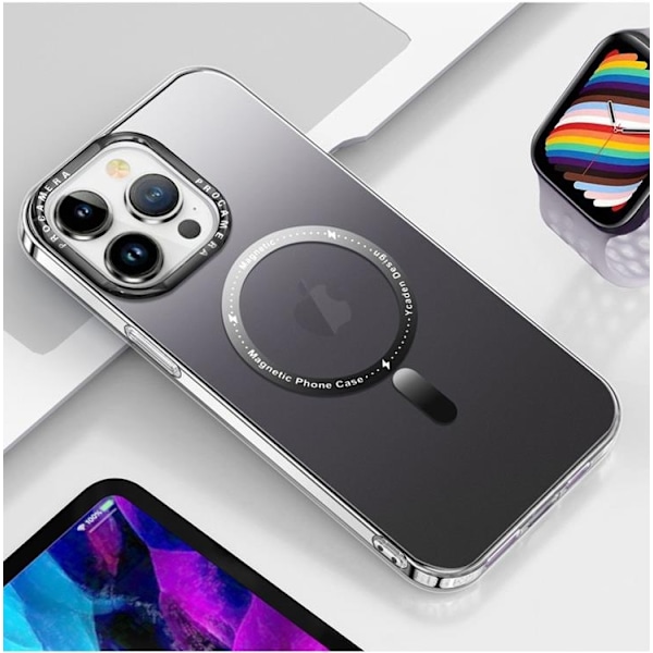 iPhone 14 Pro Mobilskal Magsafe Gradient - Svart Svart