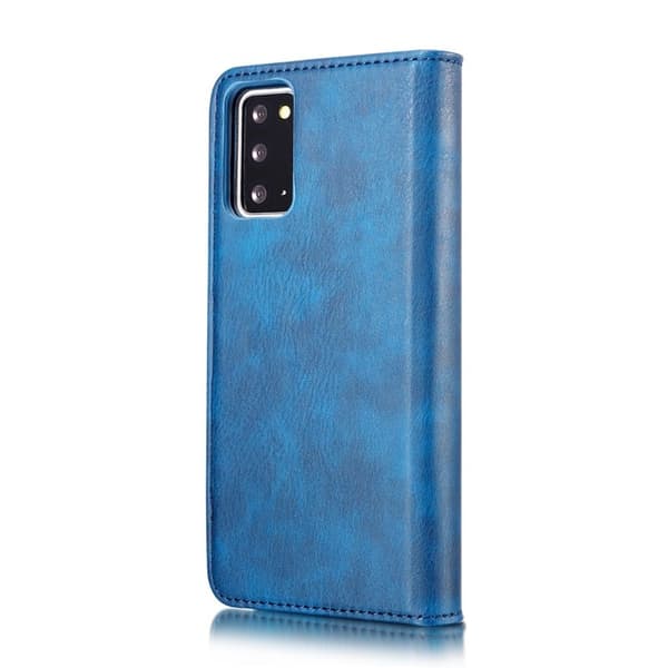 DG.MING Detachable 2-in-1 Back Cover + Äkta Läder Plånboksfodral Blå