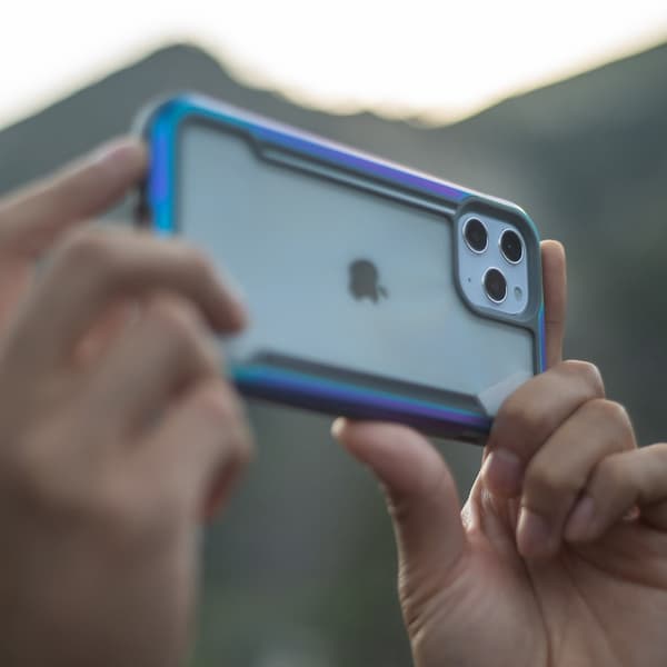 Raptic iPhone 14 Pro Skal Magsafe X-Doria Shield Armored - Blue Svart