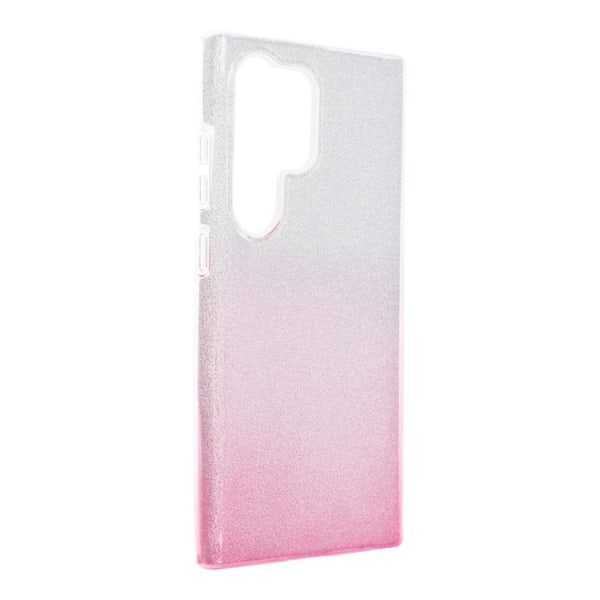 Galaxy S24 Ultra Mobile Cover Shining - Pink/Transparent