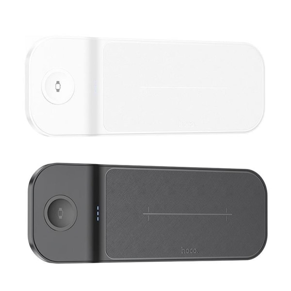 HOCO 3in1 - Langaton laturi iPhone - Apple Watch - Airpods - Valkoinen