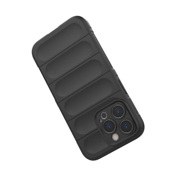 iPhone 13 Pro Skal Elastic Armored Magic Shield - svart Black
