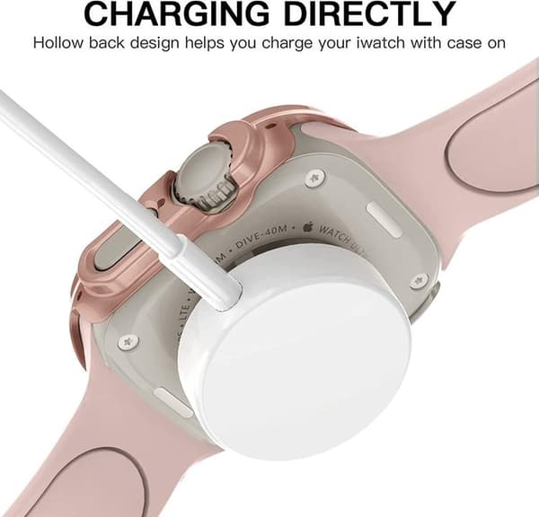 Apple Watch Ultra (49mm) Skal Shockproof - Rosa Guld Guld