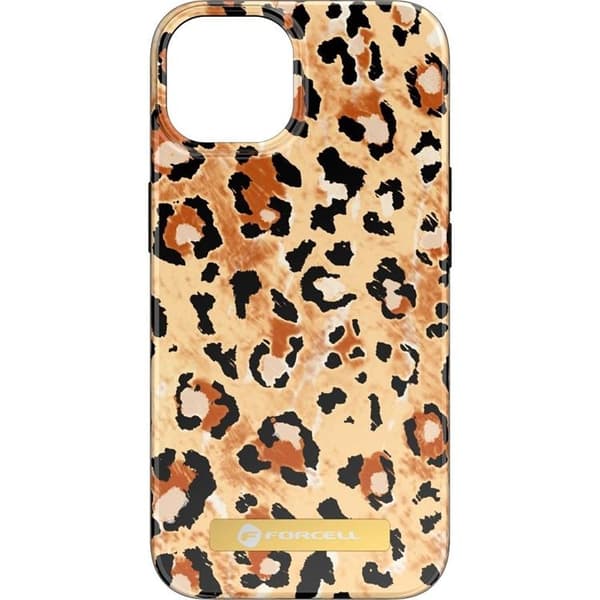 Forcell iPhone 15 Plus Mobilskal Magsafe Mirage - Wild Panther Brun