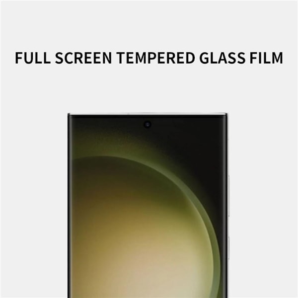 [2-PACK] Galaxy S24 Härdat Glas Skärmskydd - Svart Transparent