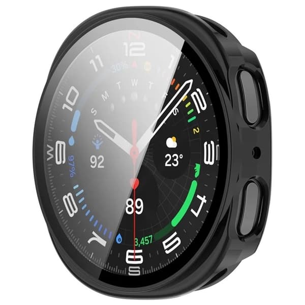 Wanlonfeng Galaxy Watch 8 (44mm) Skal PC-Ram - Svart Svart