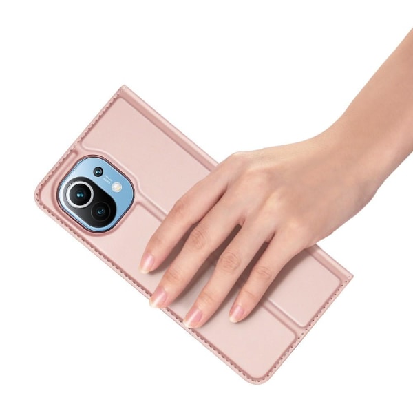 Dux Ducis - Skin Pro Plånboksfodral Til Xiaomi Mi 11 - Rose Gold