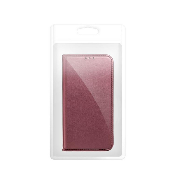 iPhone 16 Plus Plånboksfodral Smart Magneto - Burgundy Lila
