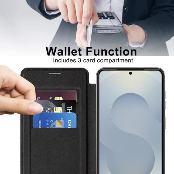 Mobilskal för Samsung Galaxy S26 Plus Magnetiskt RFID - Svart