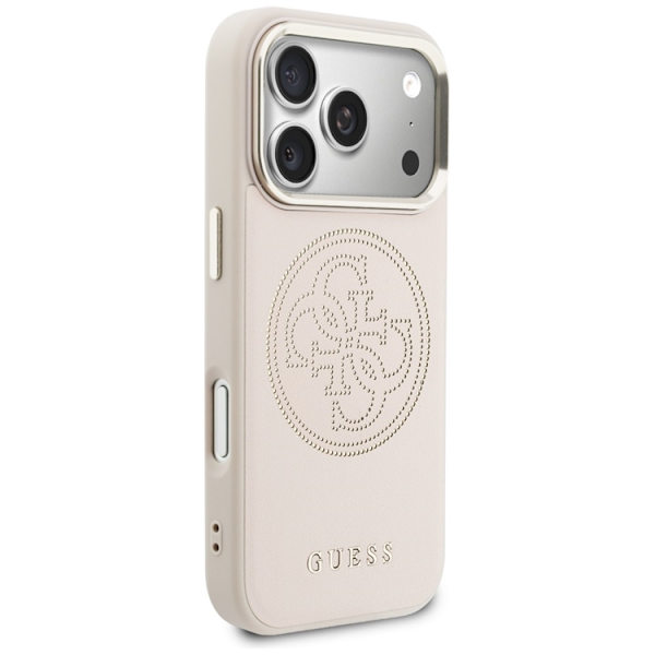 Guess Mobilskal För iPhone 17 Pro Max MagSafe  Perforated 4G - Rosa