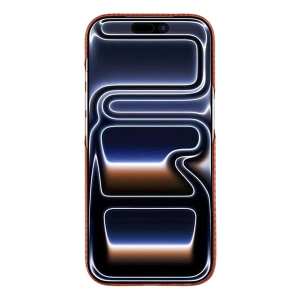 Mobilskal till iPhone 17 Pro MagSafe Carbon Fiber Orange