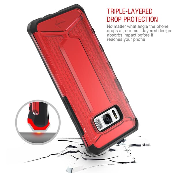 Itskins Octane -kuori Samsung Galaxy S8 Plus - Punainen Red