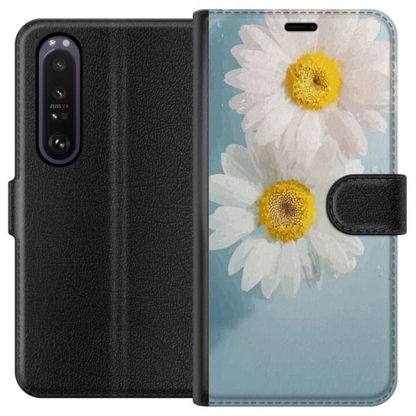 Pung Taske til Sony Xperia 1 III med sommerblomster