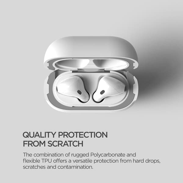 VRS DESIGN Modern Skal Apple Airpods - Vit White