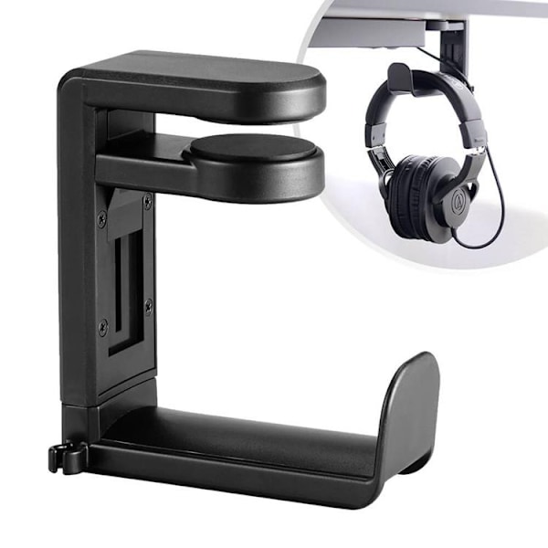 Desire2 Hållare för Hörlur/Headset Svart Monterat på skrivbordsskiva Svart