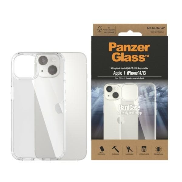 PanzerGlass telefonetui til iPhone 14/15/13 Militær kvalitet