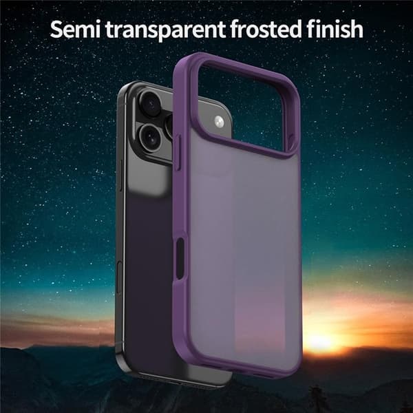 Mobilskal till iPhone 17 Pro Max Skin Touch Matte - Lila Lila