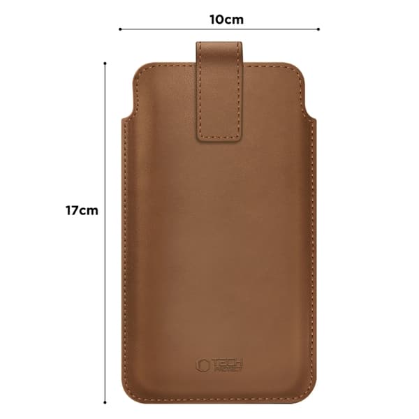 Tech-Protect Universaltaske 6.0 - 6.9 tommer - Brun Brun