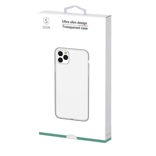 SiGN Ultra Slim -kuori iPhone 12 Pro Maxille - läpinäkyvä