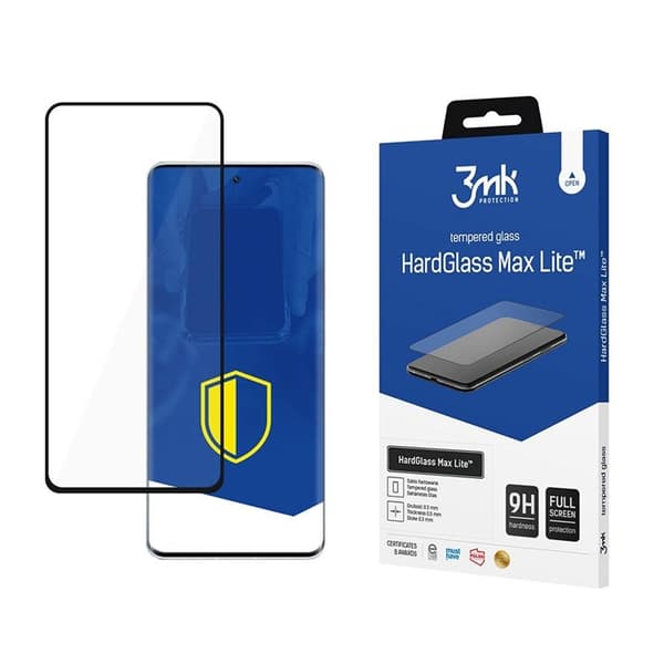 3MK Xiaomi 12 Lite Karkaistu lasi Näytönsuoja Hard Max Transparent