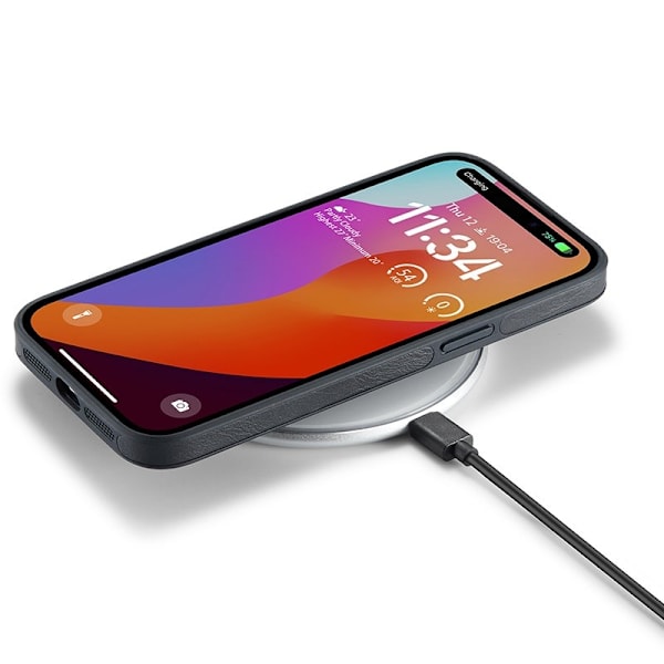 DG.MING Mobilskal till iPhone 14 Pro Max Logo View Svart