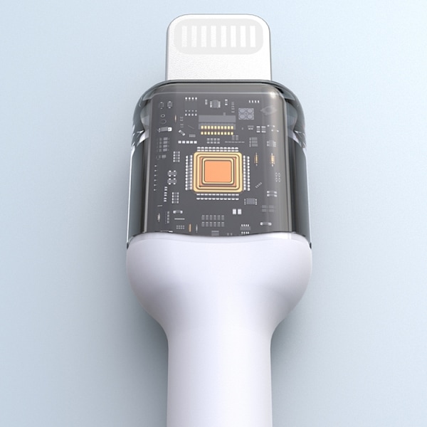 Dudao USB-C - Lightning 30W Kabel 1m L9X - Vit Vit