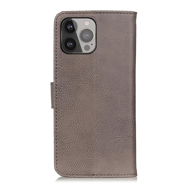 KHAZNEH Plånboksfodral iPhone 13 Pro Max - Grå grå