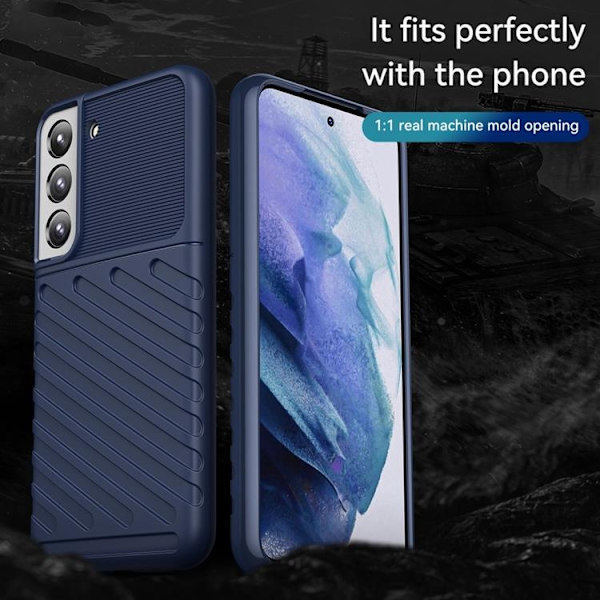 Thunder Twill Skal Galaxy S22 Plus 5G - Blå Blå