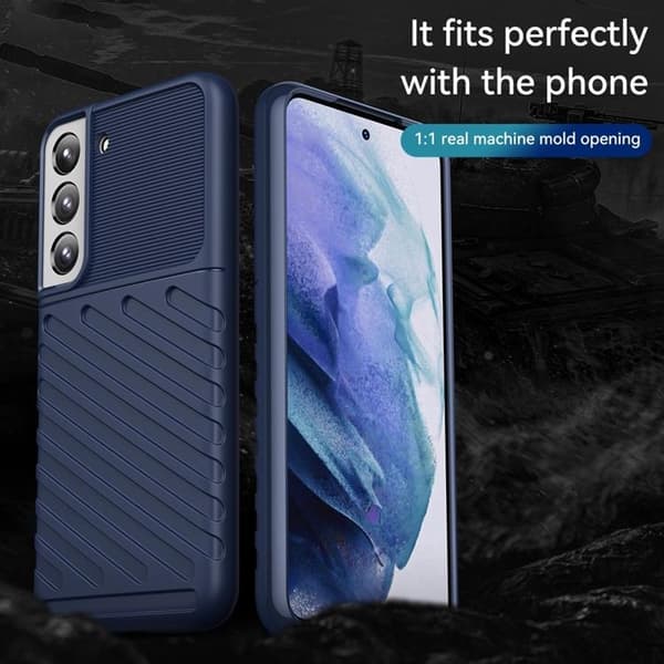Thunder Twill Skal Galaxy S22 Plus 5G - Sininen Blue