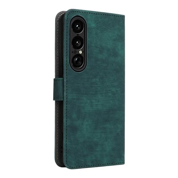 Sony Xperia 1 VII Plånboksfodral RFID Kickstand med rem - Grön Grön