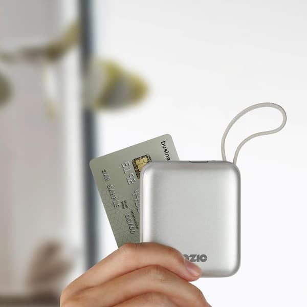 Bazic Fusion 3in1 PowerBank 10000mAh USB-C/Lightning - Grå