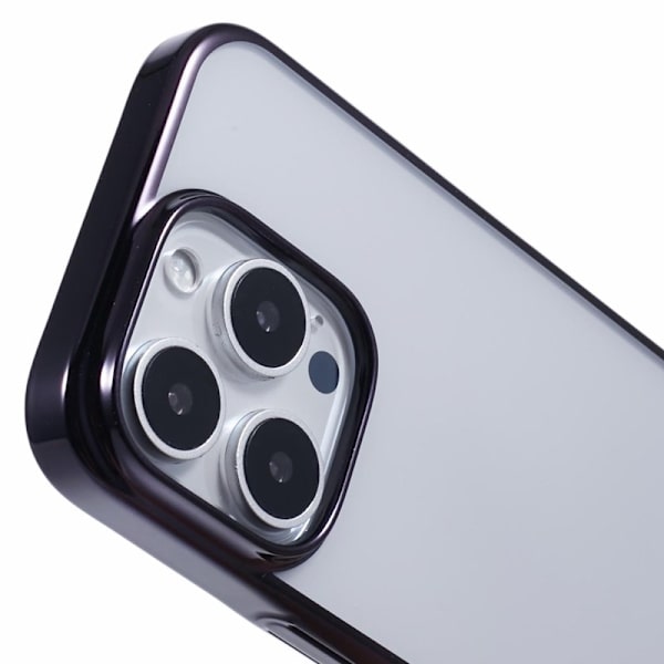 X-LEVEL Mobilskal till iPhone 16 Pro Max Clear PC Back Svart