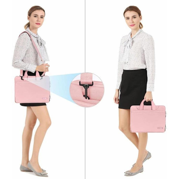 Tech-Protect Datorfodral 15-16" Pocket - Rosa Rosa