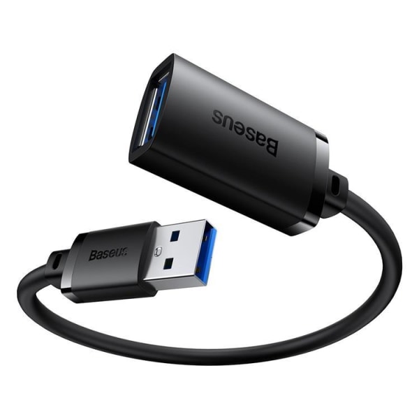 Baseus AirJoy Förlängning USB 2.0 Kabel 1.5m - Svart