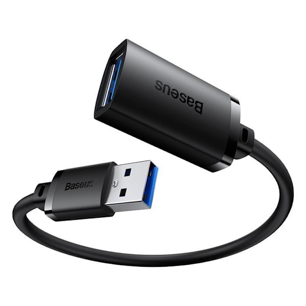 Baseus AirJoy Förlängning USB 2.0 Kabel 1.5m - Svart Svart