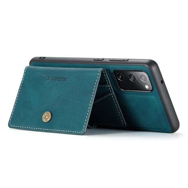 JEEHOOD Mobilskal till Samsung Galaxy S20 FE 2022 Wallet Grön