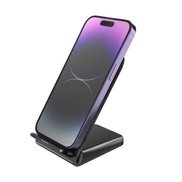 Tech-Protect Trådløs Oplader 15W - Sort Svart