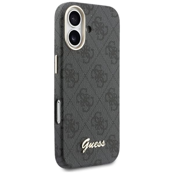 Guess Telefontaske til iPhone 17 MagSafe 4G Script - Sort Svart