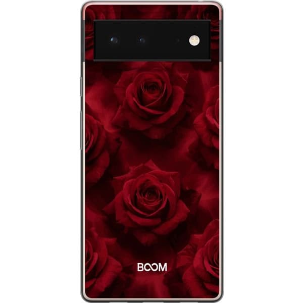 Mobilskal till Google Pixel 6 med Crimson Rose