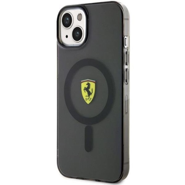 Ferrari iPhone 14 Mobilskal Magsafe Translucent - Svart