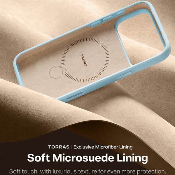 TORRAS Mobilskal till iPhone 17 Pro MagSafe Ostand Q Pro - Blå Blå