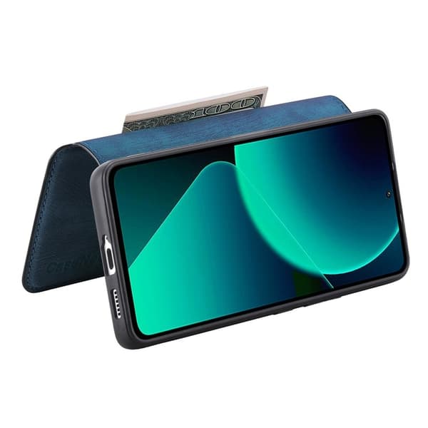 CASENEO Xiaomi 13T Plånboksfodral Konstläder - Blå