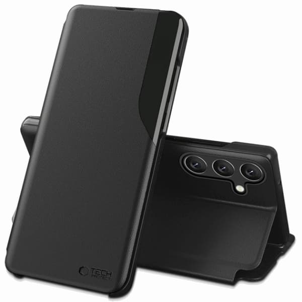 Tech-Protect Galaxy A56 5G Mobilfodral Smart View - Svart Svart