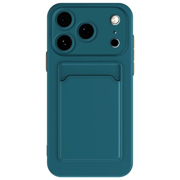 Mobilskal till iPhone 17 Pro Korthållare TPU - Grön Grön