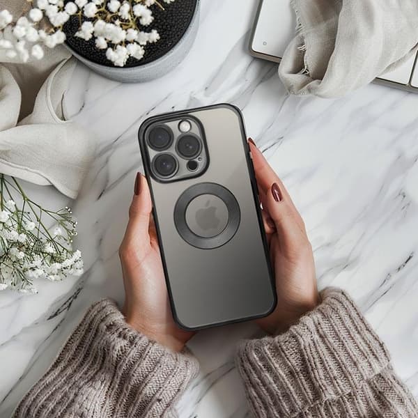 Mobilskal till iPhone 16e Glam - Svart Svart