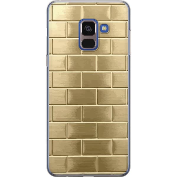 Mobilcover til Samsung Galaxy A8 (2018) med Gyldne Mursten