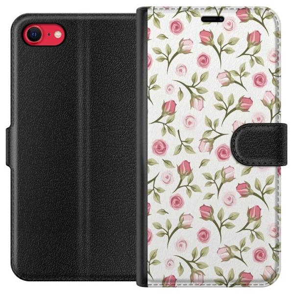 Plånboksfodral till Apple iPhone 8 med Blommigt