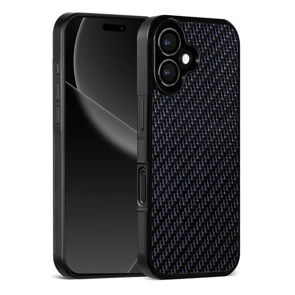 Mobilskal till iPhone 17 Aramid Fiber Shockproof - Blå Blå