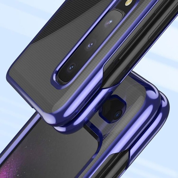 Electroplating Frame Skal Galaxy Fold - Blå Blå