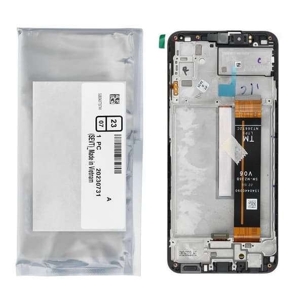 Galaxy M23 Skärm med LCD-display Service Pack GH82-28487A Black